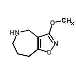 CAS#: 150480-58-3, 3-Methoxy-5,6,7,8-Tetrahydro-4H-[1,2]Oxazolo[4,5-c]Azepine