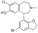 CAS 登录号：150490-85-0， (1S)-1-(5-溴-2,3-二氢-1-苯并呋喃-7-基)-7-氯-3-甲基-1,2,4,5-四氢-3-苯并氮杂卓-8-醇