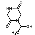 CAS 登录号：150490-94-1， 1-(1-羟基乙基)-2,5-哌嗪二酮