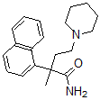 CAS 登录号：1505-98-2， alpha-甲基-alpha-(2-哌啶乙基)-1-萘乙酰胺