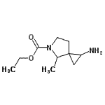 CAS#: 150543-77-4, Ethyl 1-Amino-4-Methyl-5-Azaspiro[2.4]Heptane-5-Carboxylate