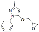 CAS 登录号：15083-41-7， 3-甲基-5-(环氧乙烷基甲氧基)-1-苯基-1H-吡唑