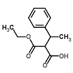 CAS 登录号：150881-63-3， 2-(乙氧羰基)-3-苯基丁酸