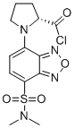 CAS 登录号：150993-62-7， (2R)-1-[4-(二甲基氨基磺酰基)-2,1,3-苯并恶二唑-7-基]吡咯烷-2-甲酰氯