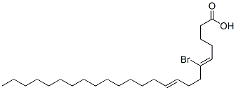 CAS 登录号：150994-69-7， (5Z,9E)-6-溴二十四碳-5,9-二烯酸