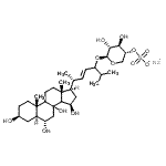 CAS#: 151041-64-4, Sodium (3beta,5alpha,6alpha,8xi,9xi,14xi,15beta,22E)-3,6,8,15-Tetrahydroxycholest-22-En-24-Yl 4-O-Sulfonato-beta-D-Xylopyranoside