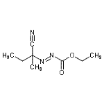 CAS 登录号：151169-64-1， (E)-(2-氰基-2-丁炔基)二氮烯羧酸乙酯