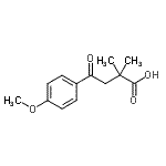 CAS#: 15118-48-6, 4-(4-Methoxyphenyl)-2,2-Dimethyl-4-Oxobutanoic Acid