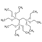 CAS 登录号：151198-82-2， 4,4,7,7-四乙氧基-5-(三乙氧基硅烷基)-3,8-二氧杂-4,7-二硅杂癸烷