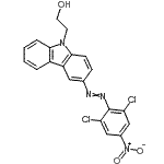 CAS#: 151285-25-5, 2-{3-[(2,6-Dichloro-4-Nitrophenyl)Diazenyl]-9H-Carbazol-9-Yl}Ethanol