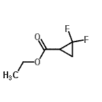 CAS 登录号：151324-64-0， 乙基2,2-二氟环丙烷羧酸酯