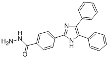 CAS 登录号：151589-38-7， 4-[4,5-二(苯基)-1H-咪唑-2-基]苯甲酰肼