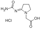 CAS 登录号：151602-30-1， 2-[(2E)-2-氨基甲酰亚氨基吡咯烷-1-基]乙酸盐酸盐