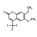 CAS 登录号：151625-32-0， 6,7-二甲氧基-4-(三氟甲基)-2H-苯并吡喃-2-酮
