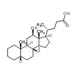 CAS 登录号：15173-23-6， (5beta,12beta)-12-羟基胆烷-24-酸