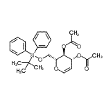 CAS#: 151797-32-9, 3,4-Di-O-Acetyl-1,5-Anhydro-2-Deoxy-6-O-[(2-Methyl-2-Propanyl)(Diphenyl)Silyl]-D-Arabino-Hex-1-Enitol