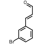 CAS 登录号：15185-59-8， (2E)-3-(3-溴苯基)丙烯醛