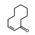 CAS 登录号：15189-27-2， (2Z)-2-环癸烯-1-酮
