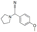 CAS 登录号：15190-12-2， 2-(4-甲氧基苯基)-2-吡咯烷-1-基乙腈