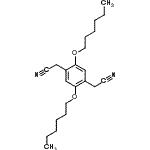 CAS 登录号：151903-53-6， 2,2'-[2,5-二(己氧基)-1,4-亚苯基]二乙腈