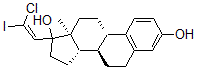 CAS 登录号：151986-79-7， (8R,9S,13S,14S)-17-[(E)-2-氯-2-碘乙烯基]-13-甲基-7,8,9,11,12,14,15,16-八氢-6H-环戊二烯并[a]菲-3,17-二醇