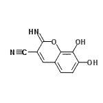 CAS 登录号：152123-14-3， 7,8-二羟基-2-亚氨基-2H-苯并吡喃-3-甲腈