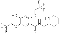 CAS#: 152171-74-9, 4-Hydroxy-N-(2-Piperidinylmethyl)-2,5-Bis(2,2,2-Trifluoroethoxy)Benzamide
