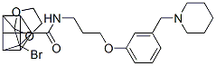 CAS#: 152191-69-0, N-(3'-(3'-Piperidinomethylphenoxy)Propyl)-1-Bromo-9,9-Ethylenedioxypentacyclo(4.3.0.0(2,5).0(3,8).0(4,7)Nonane)-4-Carboxamide