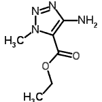 CAS#: 152300-51-1, Ethyl 4-Amino-1-Methyl-1H-1,2,3-Triazole-5-Carboxylate