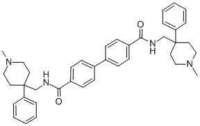 CAS#: 15234-97-6, N,N'-Bis(1-Methyl-4-Phenyl-4-Piperidylmethyl)-4,4'-Biphenyldicarboxamide
