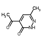 CAS 登录号：152343-22-1， 4-乙酰基-6-甲基-3(2H)-哒嗪酮