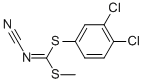 CAS 登录号：152382-17-7， 氰基二硫代亚氨酸 甲基 3,4-二氯苯基酯