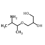 CAS 登录号：152398-99-7， 3-[(3-氨基-2-丁烷基)氧基]-1,2-丙烷二醇