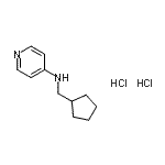 CAS 登录号：152434-44-1， N-(环戊基甲基)-4-吡啶胺二盐酸盐