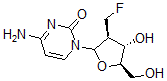 CAS 登录号：152502-85-7， 4-氨基-1-[(3S,4S,5R)-3-(氟甲基)-4-羟基-5-(羟基甲基)四氢呋喃-2-基]嘧啶-2-酮