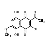 CAS#: 15254-72-5, 2-Acetyl-3,5,8-Trihydroxy-6-Methoxy-1,4-Naphthoquinone