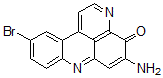 CAS 登录号：152606-66-1， 5-氨基-10-溴-4H-吡啶并(2,3,4-kl)吖啶-4-酮