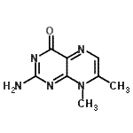 CAS 登录号：152630-94-9， 2-氨基-7,8-二甲基-4(8H)-蝶啶酮