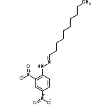 CAS 登录号：1527-95-3， (1E)-1-癸亚基-2-(2,4-二硝基苯基)肼