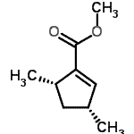 CAS 登录号：152708-65-1， 甲基(3R,5S)-3,5-二甲基-1-环戊烯-1-羧酸酯