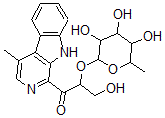 CAS#: 152752-57-3, 3-Hydroxy-1-(4-Methyl-9H-Pyrido[3,4-b]Indol-1-Yl)-2-(3,4,5-Trihydroxy-6-Methyloxan-2-Yl)Oxypropan-1-One