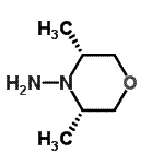 CAS 登录号：152813-38-2， (3R,5S)-3,5-二甲基-4-吗啉胺