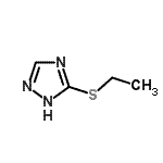 CAS#: 15285-39-9, 5-(Ethylsulfanyl)-1H-1,2,4-Triazole