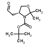 CAS#: 153053-19-1, 2-Methyl-2-Propanyl (4R)-2,2-Dimethyl-4-(2-Oxoethyl)-1,3-Oxazolidine-3-Carboxylate