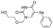 CAS 登录号：153081-01-7， 1-(2-羟基乙氧基甲基)-5-苯基硒基嘧啶-2,4-二酮