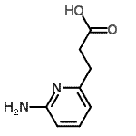 CAS 登录号：153140-16-0， 3-(6-氨基-2-吡啶基)丙酸