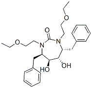 CAS 登录号：153182-63-9， (4R,5S,6S,7R)-1,3-二(2-乙氧基乙基)-5,6-二羟基-4,7-二(苯基甲基)-1,3-二氮杂环庚-2-酮