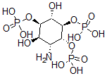 CAS 登录号：153212-81-8， [(1R,2R,3R,4R,5S,6R)-2-氨基-3,5-二羟基-4,6-二膦酰氧基环己基]磷酸二氢酯