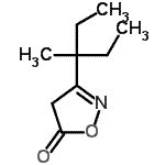 CAS 登录号：153308-34-0， 3-(3-甲基-3-戊烷基)-1,2-恶唑-5(4H)-酮