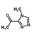 CAS 登录号：153334-40-8， 1-(4-甲基-4H-1,2,4-三唑-3-基)乙酮